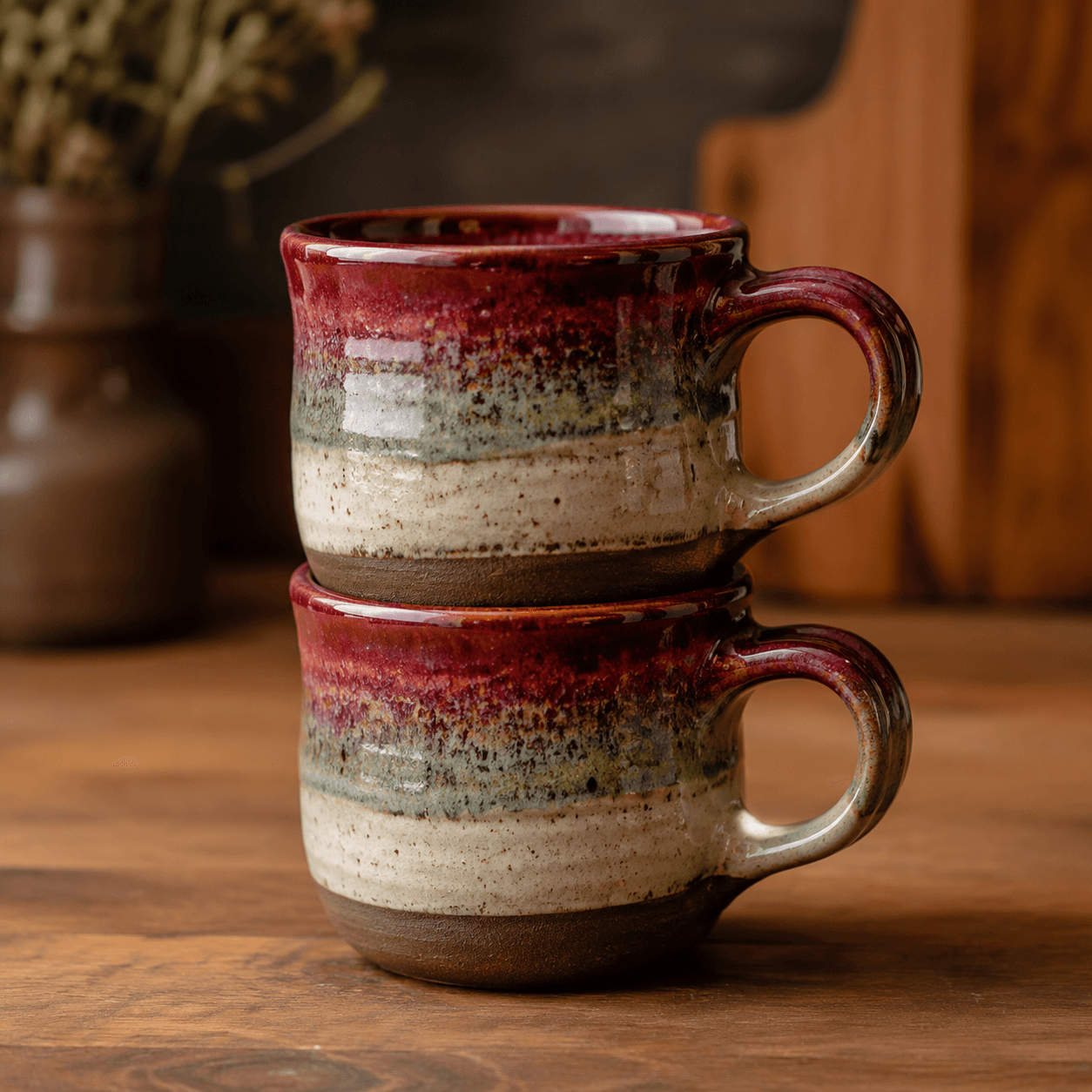 Ceramic Mug Pair
