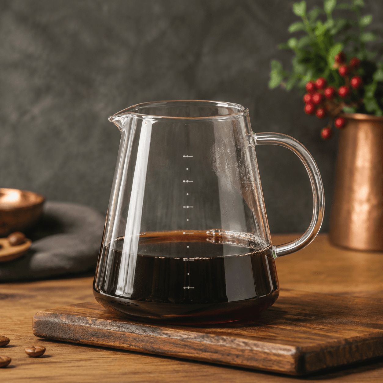 Glass Coffee Server — main view
