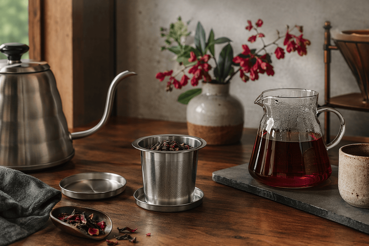 Tea Infuser Basket — in context